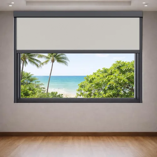 Vista 27 de ZSHINE Persianas enrollables motorizadas para patio al aire libre