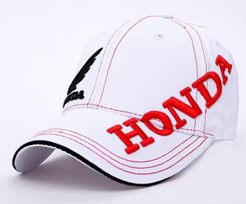 Vista 2 de Caps Hon-da - Gorros de béisbol para motociclismo y motociclista, con bordado de competición, diseño de Snapback