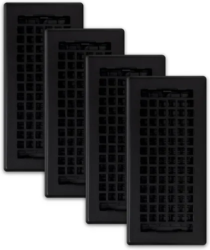 Vista 10 de Decor Grates LTH212-BLK - Registro de piso de celosía, 2 x 12 pulgadas, color negro Negro(Textured Black Finish)