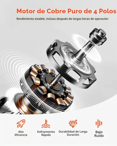 Vista 4 de VEVOR Cámara de vacío de 1.5 galones y kit de bomba de 3.5 CFM, cámara de acero inoxidable, kit de cámara de desgasificación de bomba de vacío