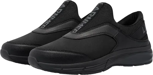 Vista 7 de LARNMERN Zapatos de trabajo antideslizantes para hombres, zapatos de cocina, chef, antideslizantes, impermeables, para servicio de alimentos