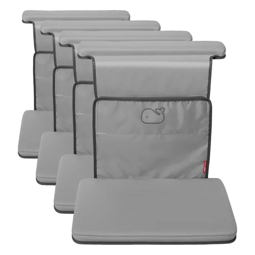 Vista 8 de Skip Hop MOBY - Set de Baño para Bebé, Color Gris