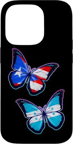 Vista 17 de Honduras Puerto Rico bicultural Roots. Butterfly Version Case for iPhone 17