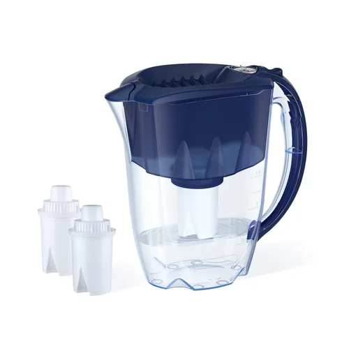 Vista 9 de AQUAPHOR - Jarra con filtro de agua ideal de 7 tazas con 1 filtro B15 - Negro