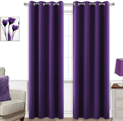 Vista 89 de KOUFALL Cortinas de Baño Aqua para Ventana, Juego de 2 Paneles Decoración Costera Cortinas Cortas Opacas para Ventana Pequeña de Cocina Puerta
