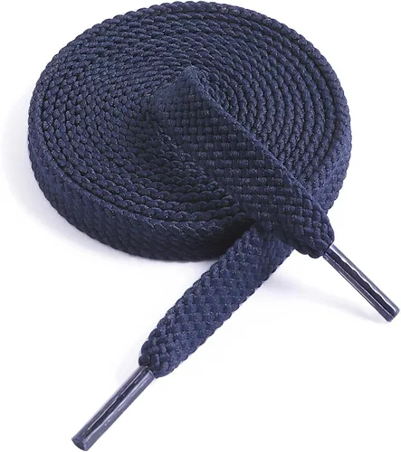 Vista 47 de VSUDO Cordones planos para tenis, cordones para tenis, cordones atléticos 01 Blanco