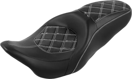 Vista 15 de TCT-MOTORPARTS Asiento de pasajero negro para Harley Touring Electra Glide 2009-2023