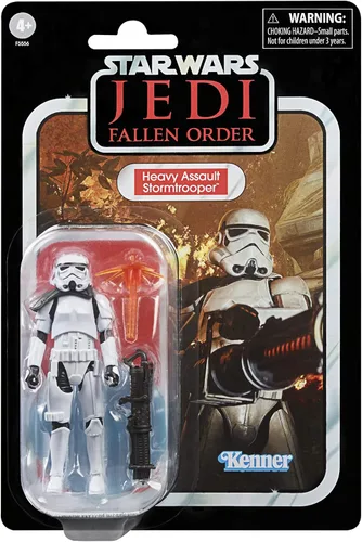 Vista 2 de Star Wars The Vintage Collection Gaming Greats Heavy Assault Stormtrooper - Figura de acción de 3 3/4 pulgadas