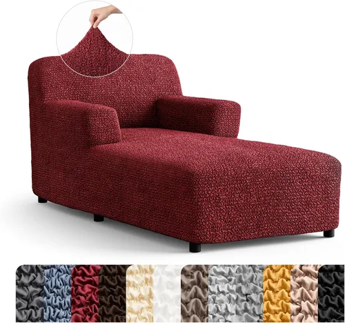 Vista 14 de PAULATO BY GA.I.CO. Funda para Silla de Tumbona Sin Brazos - Funda Deslizante para Silla de Tumbona - Funda para Sofá de Salón - Fundas Deslizantes