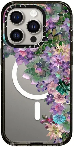 Vista 28 de CASETiFY Impact Funda para iPhone 15 [Probada contra Caídas de Grado Militar 4X / Protección contra Caídas de 8.2 pies / Compatible con Magsafe]