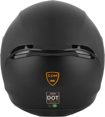 Vista 4 de GDM – Casco de cara completa Ghost para motocicleta