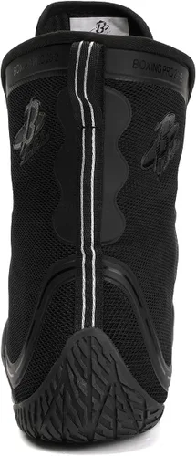 Vista 4 de Boxing Shoes for Men Wrestling Shoe Lightweight Fighting Shoes High Top Fitness Sneakers LS-PRO 20-2