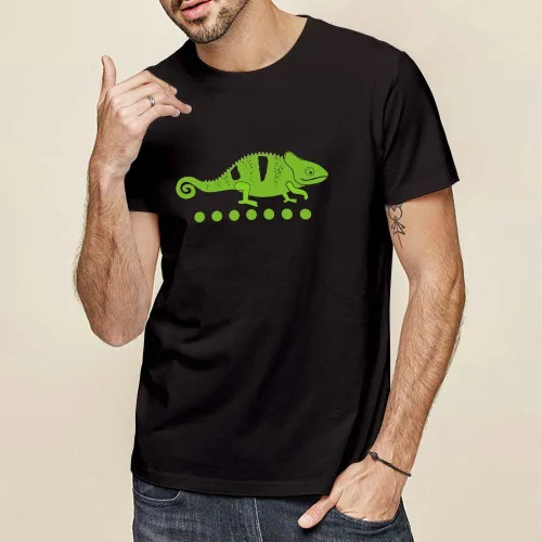 Vista 2 de ZENZENZE Camiseta clásica para hombre, diseño de símbolos divertidos extraños, manga corta, color negro, camiseta casual de primera calidad
