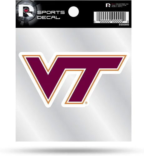 Vista 51 de Rico Industries NCAA - Calcomanía unisex para adultos con logotipo primario 4 x 4