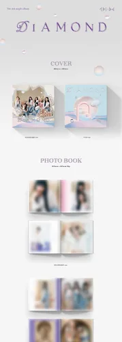 Vista 2 de DREAMUS TRI.BE Diamond 4º Contenido del álbum sencillo+tarjeta fotográfica+seguimiento de tribu sellada (Juego de 2 versiones de FOTOBOOK)