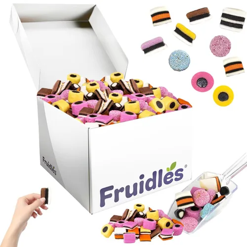 Vista 13 de Fruidles Gomitas de Regaliz Allsorts de Estilo Inglés, Dulces Allsorts, Sin OGM (1 Libra)