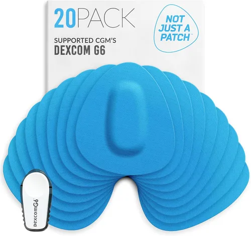 Vista 13 de Not Just A Patch Dexcom - Parches adhesivos G6 (paquete de 20) – Dexcom G6 adhesivos adhesivos para piel – Resistente al agua Dexcom Overpatch G6