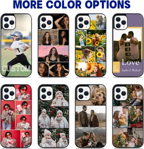 Vista 6 de Fundas de teléfono personalizadas con costuras divertidas de silicona para iPhone 11 12 13 14 15 16 17 Pro Max Plus Air para Samsung Galaxy S20 S21