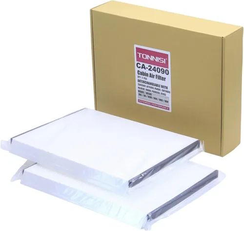 Vista 7 de Paquete de 2 filtros de aire de cabina TONNISI CA-24090 que reemplazan a 20435801, P606555, PA4681, AF26405, PA10187,49084 compatible con Volvo