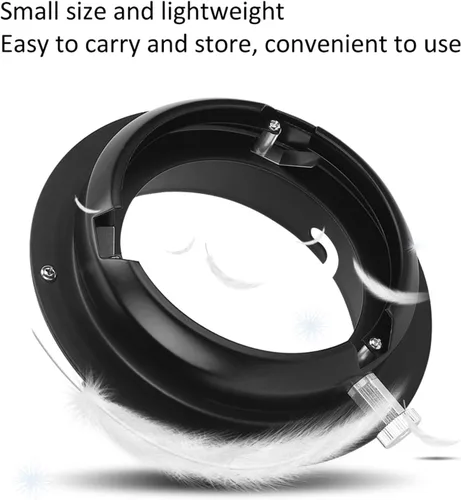 Vista 2 de Walfront Foto Studio Elinchrom Speedring a Bowens Mount convertidor adaptador anillo para Bowens Mount Flash Light Softbox