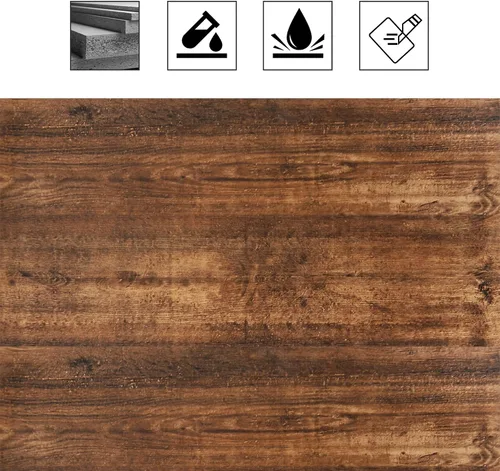 Vista 4 de DlandHome Juego de mesa de comedor de 3 piezas para 4 personas, juego de mesa de comedor y sillas Soho, mesa de comedor rectangular que ahorra