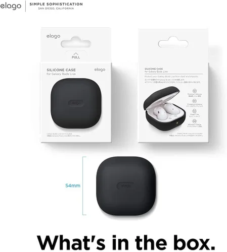 Vista 9 de elago Funda de silicona compatible con Samsung Galaxy Buds FE Case (2023) / Galaxy Buds 2 Pro (2022) / Galaxy Buds 2 Case (2021) / Galaxy Buds Pro