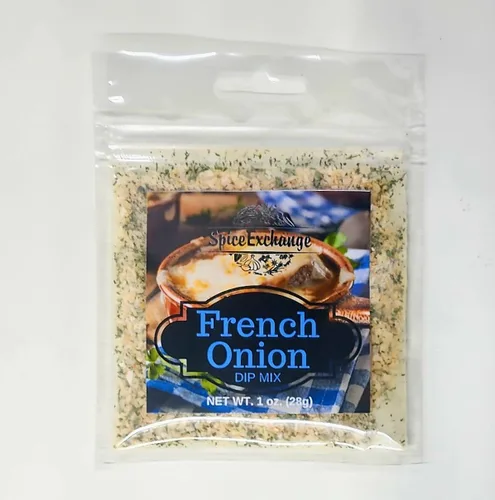 Vista 2 de Spice Exchnage - Paquete de 7 mezclas de inmersión de cebolla francesa - Mezcla de salsa de eneldo y especias - Mezcla de salsa de alcachofa