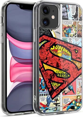 Vista 37 de Head Case Designs Funda de gel con licencia oficial de Superman DC Comics Collage Comicbook Art [protección de grado militar] compatible con Apple