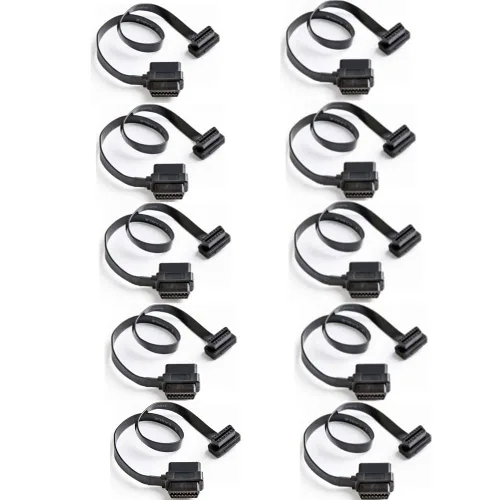 Vista 9 de bbfly-A9 OBD II OBD2 Adaptador de cable con extensión divisora de 16 pines, 1 macho y 2 hembras (2 pies/60CM)
