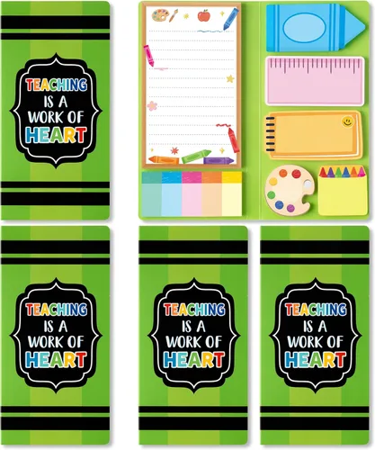 Vista 15 de Xqumoi Let The Adventure Begin - Juego de notas adhesivas – 550 hojas – Bloc de notas autoadhesivas con temática de viaje, pestañas divisorias