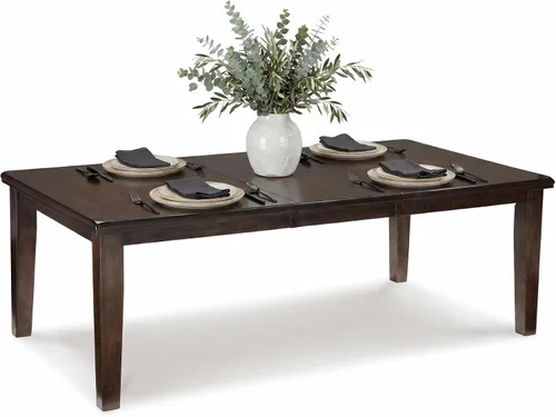 Vista 12 de Signature Design by Ashley Haddigan - Banco de comedor tapizado tradicional, color marrón oscuro