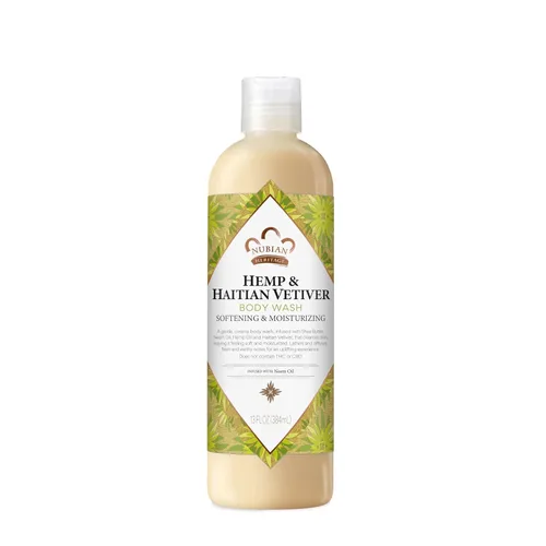 Vista 9 de Nubian Heritage gel de ducha de té verde y oliva