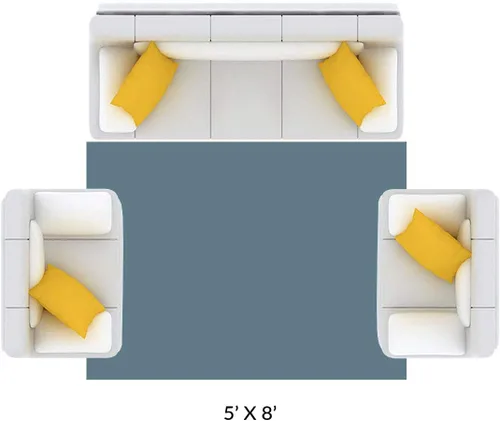 Vista 8 de Alfombras modernas de 5 x 7 para interiores, para sala de estar, comedor, dormitorio, cocina, entrada, alfombra contemporánea, marrón Marrón