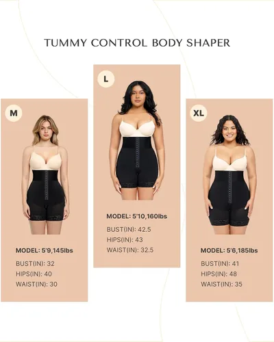 Vista 7 de SHAPELLX Shorts Moldeadores de Cuerpo de Cintura Alta Shapewear para Mujeres Control de Abdomen Adelgazamiento de Muslos Shorts Deslizantes