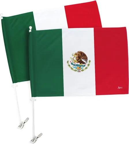 Vista 40 de Paquete de bandera de coche de la Copa del Mundo 2022 de Gales, bandera americana para carros, decoración de automóviles, pancarta pequeña