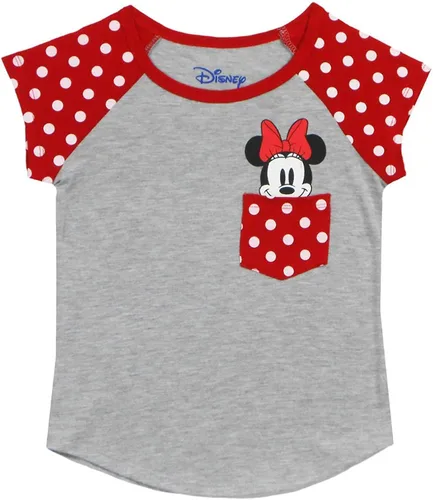 Vista 3 de Disney Camiseta juvenil de Minnie Mouse con bolsillo