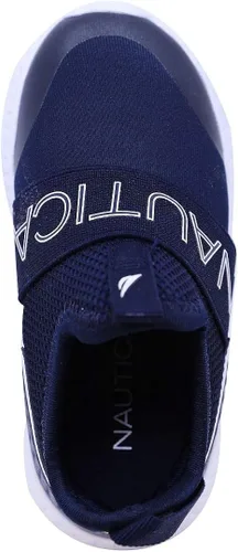 Vista 4 de Nautica Tenis deportivos de moda para niños y niñas pequeñas