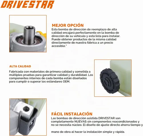 Vista 8 de Bomba de dirección asistida DRIVESTAR 20-64610