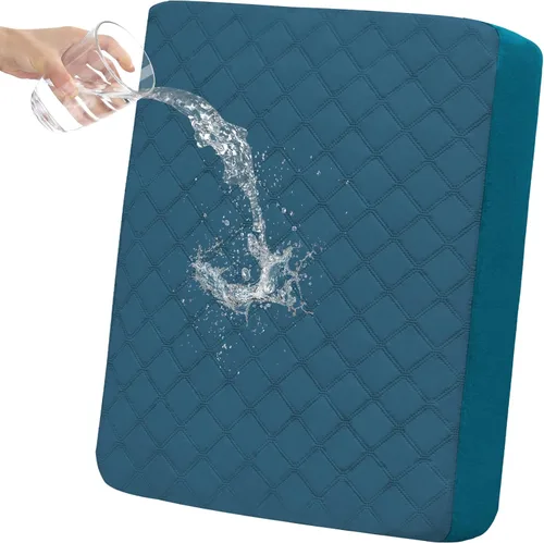 Vista 8 de Easy-Going Funda de cojín impermeable para silla, antideslizante, a prueba de fugas, acolchada y elástica, protector de muebles para perros, Beige