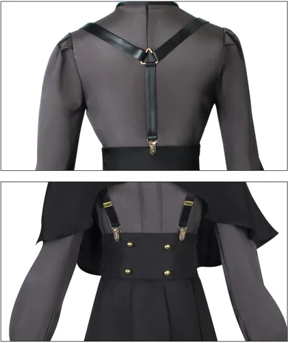 Vista 4 de Spy Room - Disfraz de cosplay de anime para niñas, conjunto completo, vestido de Halloween y Navidad