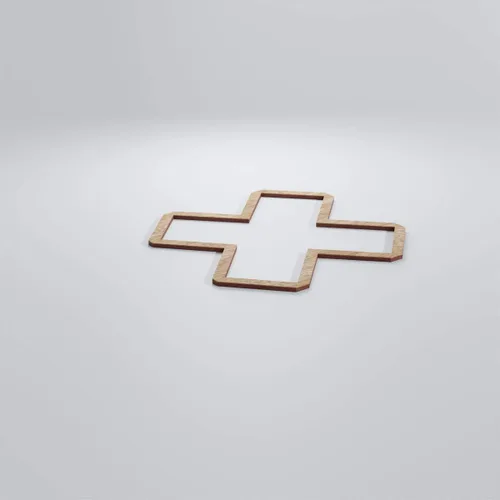 Vista 103 de 7 3/8"W X 7 3/8"H Extra Pequeño Fowler Decorativo Fretwork Madera Paneles De Pared, Aliso