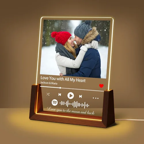 Vista 9 de Regalos de cumpleaños personalizados para el día del padre, para papá, de hija, hijo, esposa, marco de fotos con placa acrílica personalizada