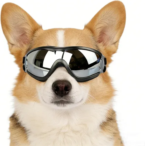 Vista 11 de NAMSAN - Lentes de sol para perros pequeños, protección UV, protección ocular para perros de razas pequeñas, gafas de conducción para perros que