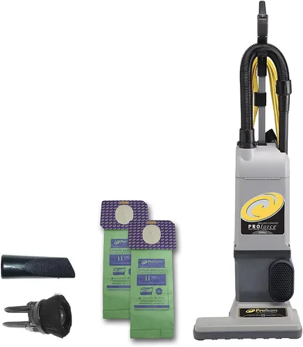 Vista 9 de Aspiradora Comercial ProForce 1200XP de Servicio Pesado de 12 Pulgadas con Doble Motor con Bolsa, Filtración ProLevel y Medios HEPA - Para