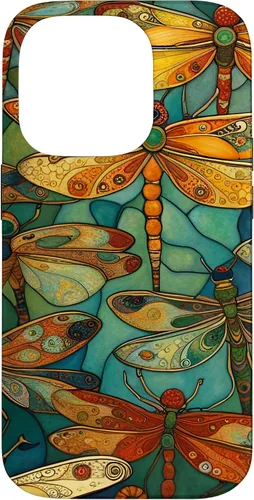 Vista 17 de iPhone 16 Dragonfly Party III Pretty Dragonflies In A Garden Flying Case