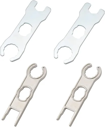 Vista 7 de ELFCULB 1 par de llaves de metal solar, herramientas de conector de panel solar, herramienta de montaje y desmontaje para sistema fotovoltaico solar