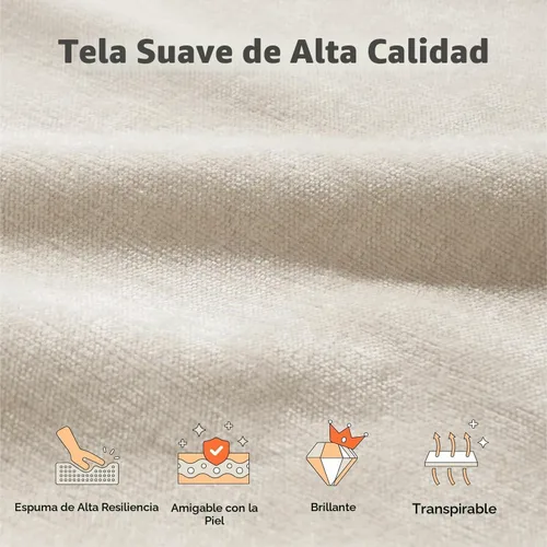 Vista 9 de RECCI AirFrame - Base de cama tamaño King con cabecera ergonómica acolchada de espuma en ángulo, marco de cama de plataforma de diseño minimalista