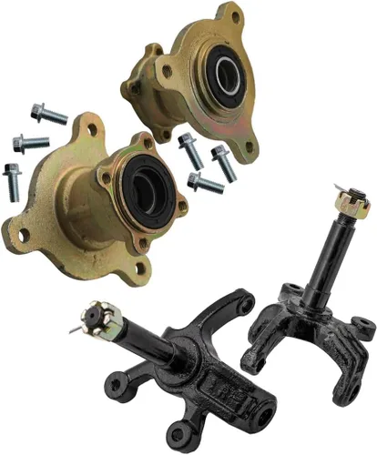 Vista 5 de MOTOTPR 6 "145x70-6 Llanta de rueda de rueda eje de dirección para ATV Go Kart Quad Buggy