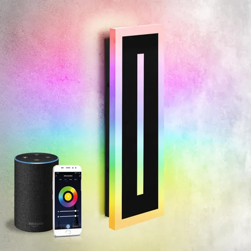 Vista 44 de ASD Lámpara LED de montaje en pared de 18 pulgadas de largo, aplique lineal para exteriores e interiores 3CCT, regulable, impermeable