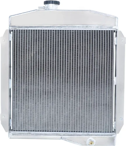 Vista 4 de Radiador de aluminio de 3 filas para Jeep Willys 1955-1958, 1959-1971 Jeep CJ3 CJ5 CJ6 2.2L 3.7L 4.2L 5.0L MT